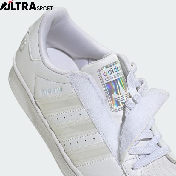 Детские кроссовки Superstar Led Lights Comfort Closure Elastic Lace Kids Originals JQ6419 цена