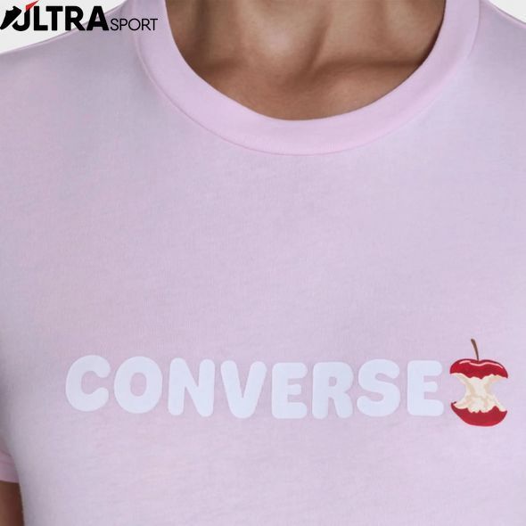 Жіноча футболка CONVERSE APPLE STANDARD FIT TEE CVW6T108-QEX ціна