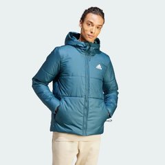Куртка Adidas Bsc 3-Stripes Hooded Insulated IK0512 цена