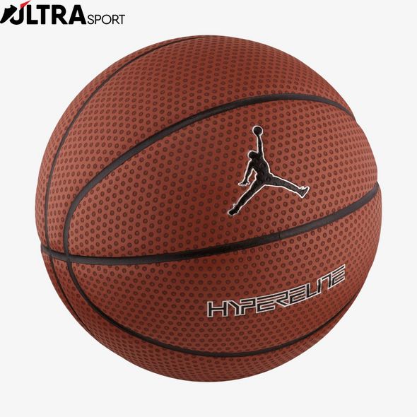 Мяч Баскетбольный Jordan Hyper Elite 8P Dark Amber/Black/Metallic Silver/Black 07 J.KI.00.858.07 цена