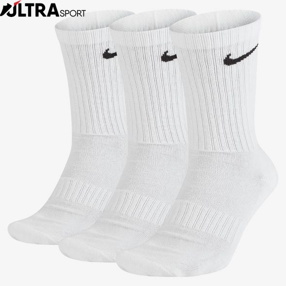 Шкарпетки Nike U Nk Everyday Csh Crw 3Pr 132 SX7664-100 ціна