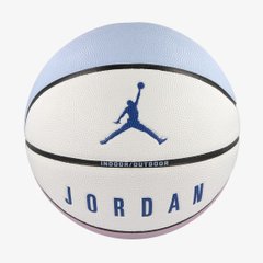 М'Яч Баскетбольний Jordan Ultimate 2.0 8P Deflated Ice Blue/White/Iced Lilac/True Blue 07 J.100.8254.421.07 ціна