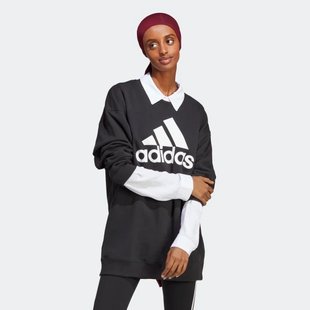 Свитшот Essentials Big Logo Oversized French Terry Sportswear IC8798 цена