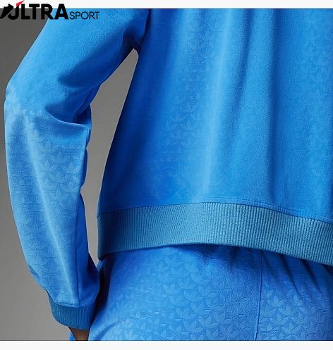 Толстовка Adidas Adicolor Heritage Now Velour Zip Hoodie Blue Ib2046 IB2046 ціна