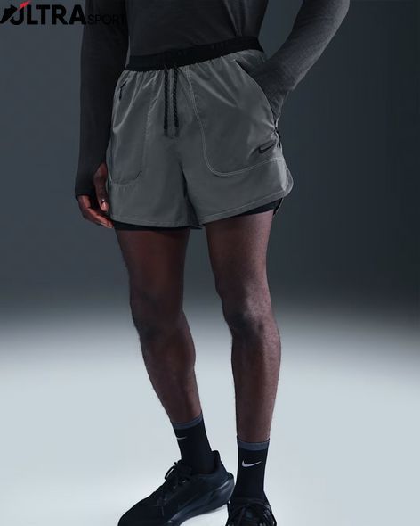 Чоловічі шорти NIKE M NK REFLECT 4IN 2IN1 IM6267-010 ціна