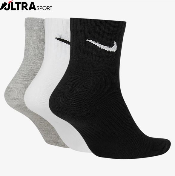Шкарпетки Nike U Nk Everyday Ltwt Ankle 3Pr SX7677-901 ціна