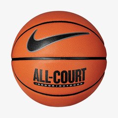М'Яч Баскетбольний Nike Everyday All Court 8P Deflated Amber/Black/Metallic Silver/Black 07 N.100.4369.855.07 ціна