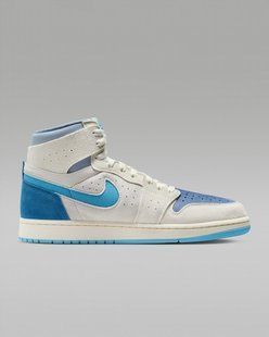 Кроссовки мужские Air Jordan 1 Zoom Cmft 2 Shoes White/Light Blue DV1307-104 цена