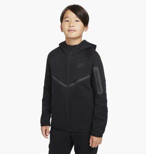 Детская толстовка NIKE B NSW TCH FLC FZ - PD HV5867-010 цена