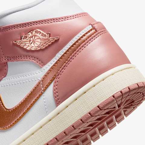 Air jordan 1 hot sale mid rose gold