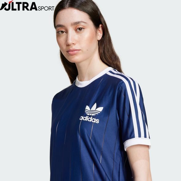 Футболка женская Adicolor 3-Stripes Pinstripe IY7228 цена