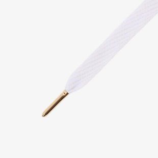 Шнурки MR. LACY FLATTIES METAL TIP WHITE/ROSE GOLD ціна