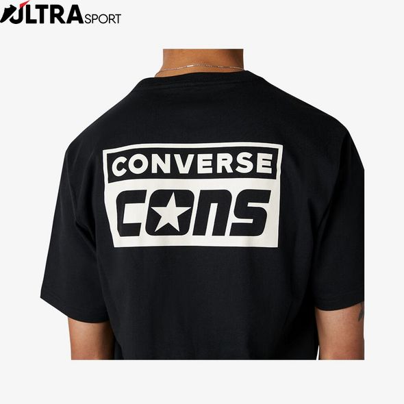 Футболка Converse Cons Ss Tee Black 10021134-001 ціна