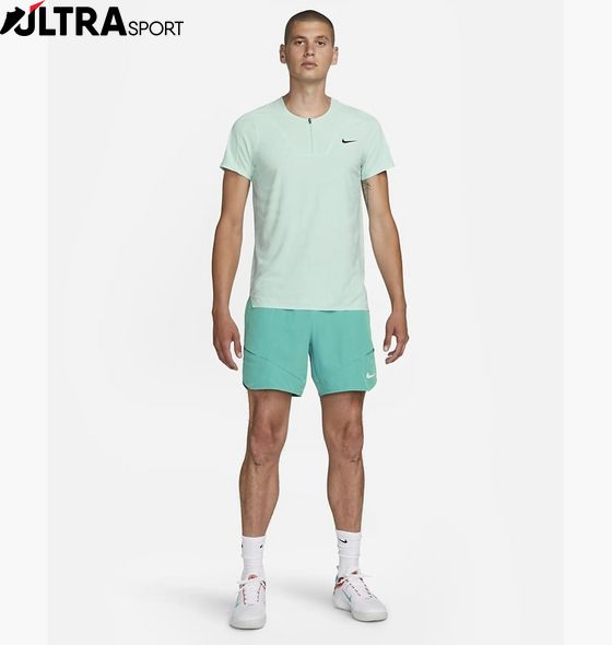 Футболка чоловіча Nike Court Dri-Fit Adv Slam Turquoise DX5523-346 ціна