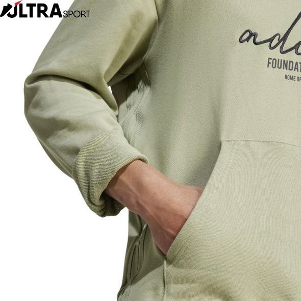 Худі чоловіче adidas sportswear BL FT HD Q3 IW3535 ціна