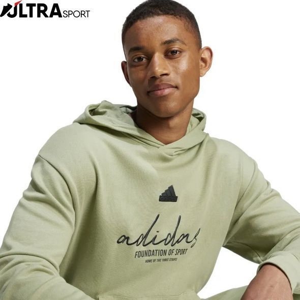 Худі чоловіче adidas sportswear BL FT HD Q3 IW3535 ціна