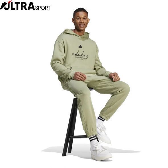 Худі чоловіче adidas sportswear BL FT HD Q3 IW3535 ціна