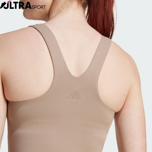 Женская майка adidas All Me Medium Support Performance JL5521 цена