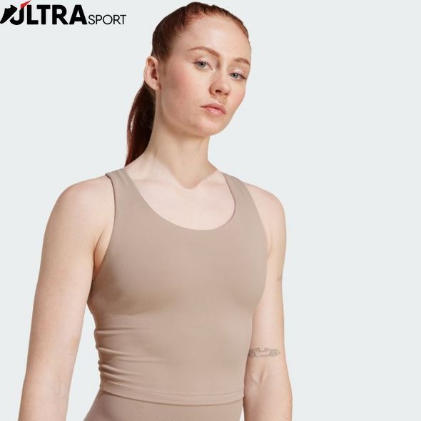 Женская майка adidas All Me Medium Support Performance JL5521 цена