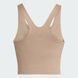 Женская майка adidas All Me Medium Support Performance JL5521 цена