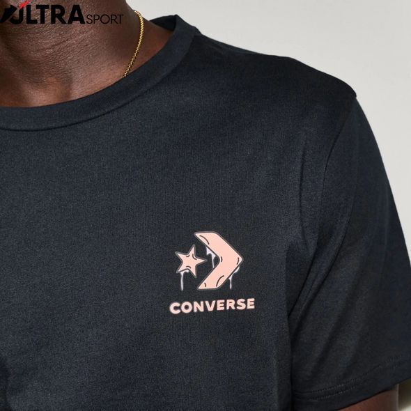 Мужская футболка CONVERSE T-SHIRT CVM6T325-BLK цена