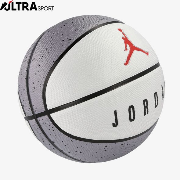 М'Яч Баскетбольний Jordan Playground 2.0 8P Deflated Cement Grey/White/Black/Fire Red 07 J.100.8255.049.07 ціна