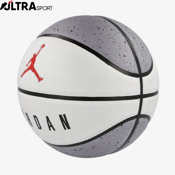 М'Яч Баскетбольний Jordan Playground 2.0 8P Deflated Cement Grey/White/Black/Fire Red 07 J.100.8255.049.07 ціна