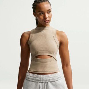 Жіноча майка NIKE W NSW CHILL KNIT RIB TANK IF0238-286 ціна