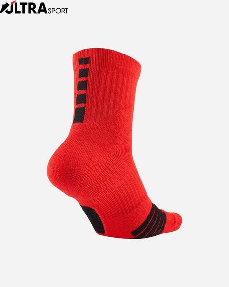 Шкарпетки Nike ELITE MID (1 PAIR) red SX7625-657 ціна