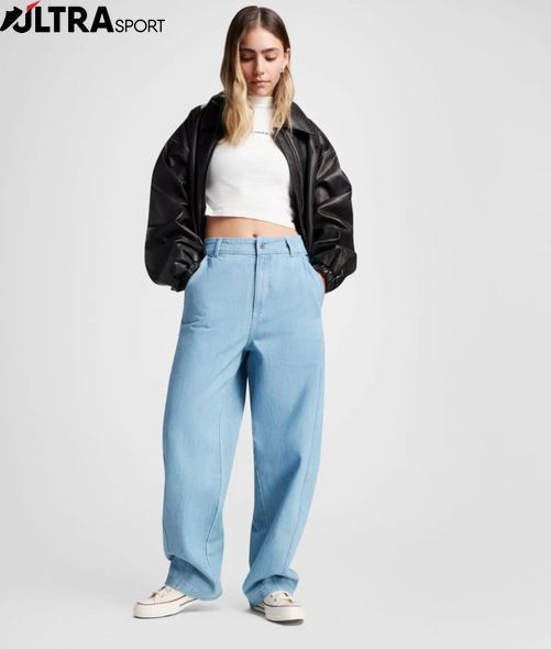 Жіночі штани CONVERSE WOVEN DENIM BARREL 10027410-478 ціна