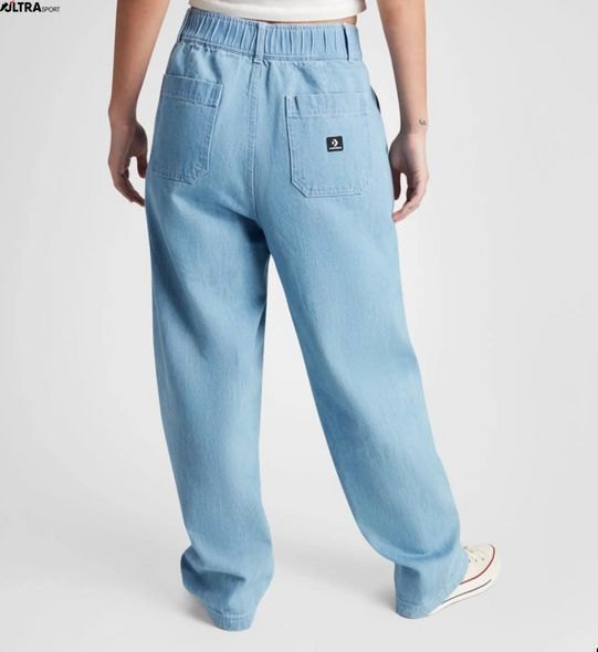Женские брюки CONVERSE WOVEN DENIM BARREL 10027410-478 цена