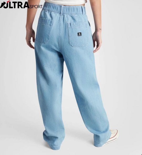 Жіночі штани CONVERSE WOVEN DENIM BARREL 10027410-478 ціна
