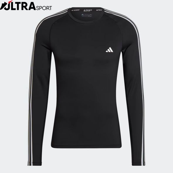 Лонгслив мужской Adidas Techfit 3-Stripes Training Hd3532 цена