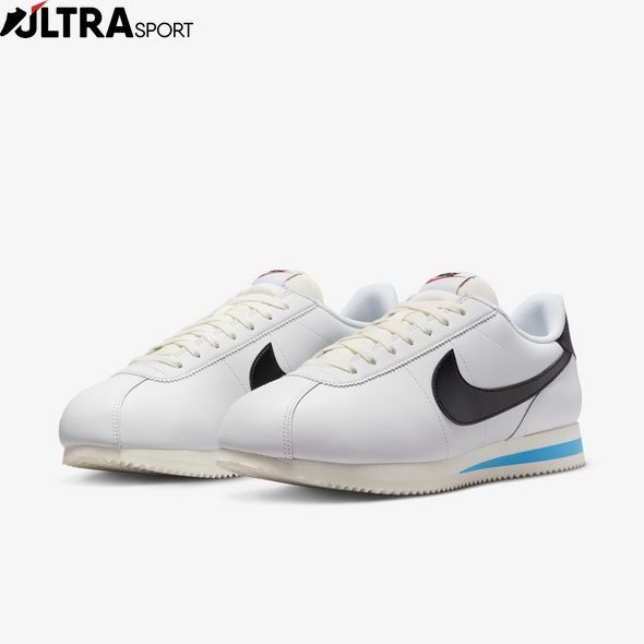 Кросівки чоловічі Nike Cortez White And Black DM4044-100 ціна