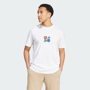 Футболка чоловіча Positivity Shapes Graphic IW2646 ціна