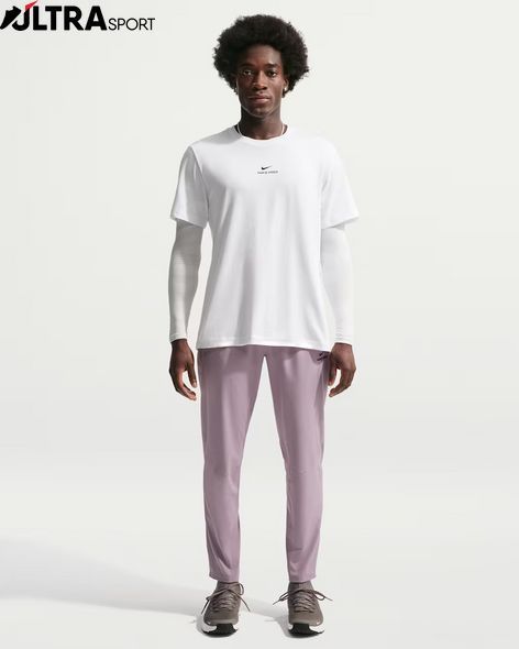 Чоловіча футболка NIKE M NK DF TEE STD PRO IH1947-100 ціна