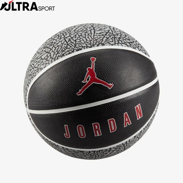 Мяч Баскетбольный Jordan Playground 2.0 8P Deflated Wolf Grey/Black/White/Varsity Red 07 J.100.8255.055.07 цена