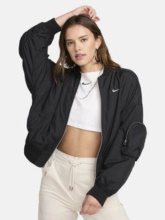 Жіноча куртка NIKE W NSW ESSNTL OS BOMBER FN2839-010 ціна