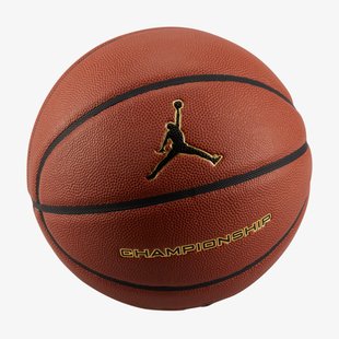 М'Яч Баскетбольний Jordan Championship 8P Deflated Nfhs Amber/Black/Metallic Gold/Black 07 J.100.8251.891.07 ціна