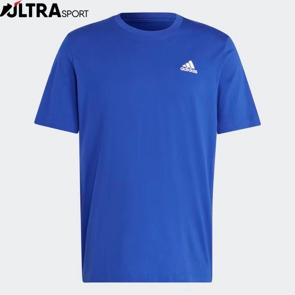 Футболка Adidas Essentials Single Jersey Embroidered Small Logo Tee Blue Ic9284 IC9284 ціна