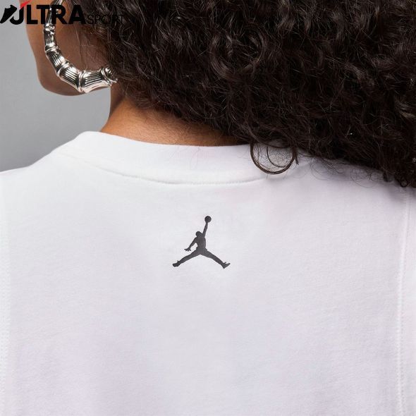Женская майка JORDAN W J FLT SLVLS GFX TEE GR HV0223-100 цена