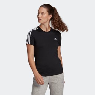 Футболка Essentials Slim 3-Stripes Adidas GL0784 цена