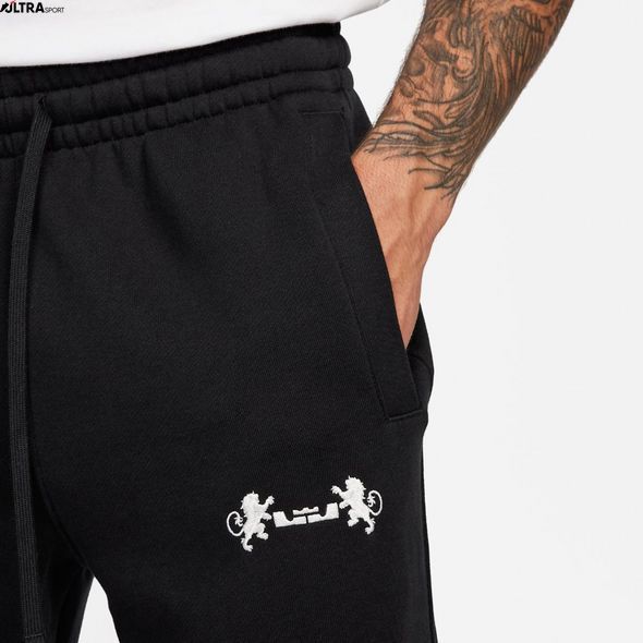 Чоловічі штани Nike Lebron M Open Hem Brsh Flc Pant FB7127-010 ціна