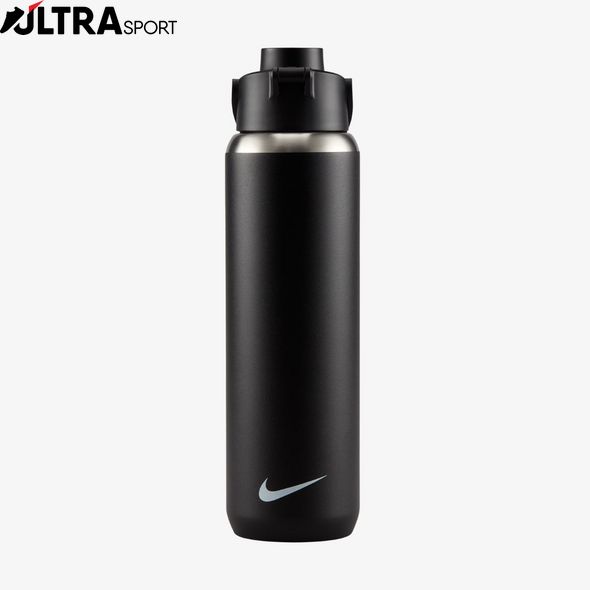 Пляшка Nike Ss Recharge Chug Bottle 24 Oz Black/Black/White 24Oz N.100.3311.091.24 ціна