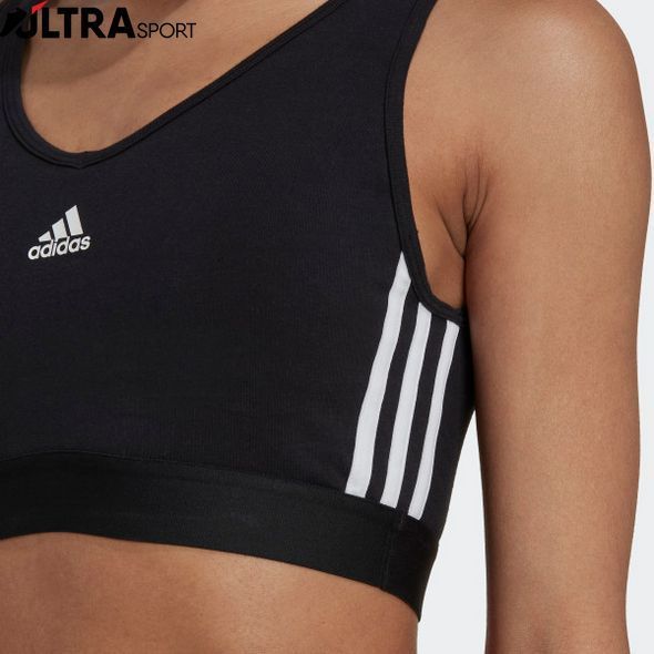 Кроп-топ жіночий зі знімними чашечками Essentials 3-Stripes Sportswear GS1343 ціна