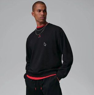 Чоловіча толстовка NIKE M J BRK ST CREW LB IU0257-010 ціна