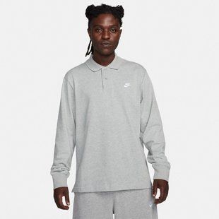 Поло чоловіче NIKE M NK CLUB KNIT LS POLO FQ3417-063 ціна
