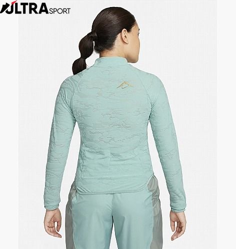 Жіночий лонгслів Nike Trail Dri-Fit 1/4-Zip Mid Layer Trail Top Turquoise FB7637-309 ціна