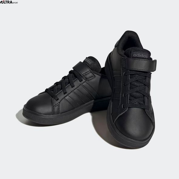 Подростковые кроссовки Black Grand Court 2.0 Shoes Kids FZ6161 цена