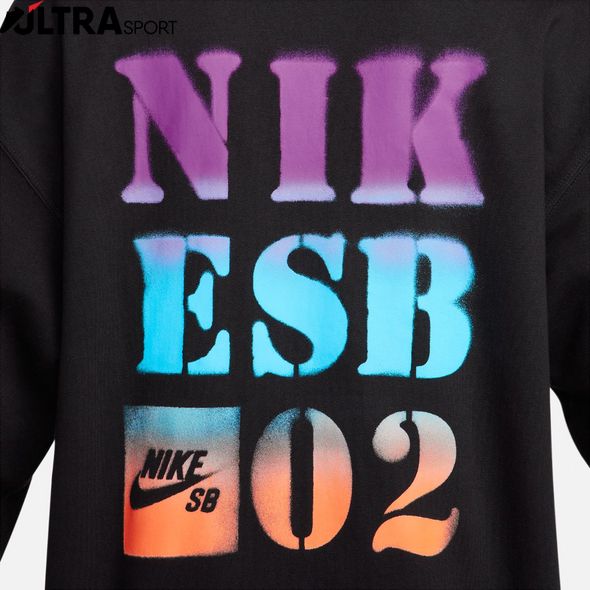 Толстовка Nike Sb U Flc Po Hd Stencil FQ2194-010 цена